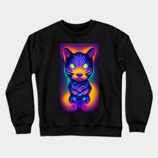 Another Psychedelic Cat Crewneck Sweatshirt